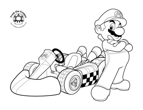 Index of images coloriage super mario miniature. Coloriage Super Mario Kart à imprimer