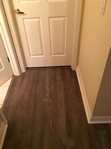 I used ben moore's new advance paint (in white dove) on it which offers the scrubability (don't think that's a word, but you get my meaning) and gorgeous sheen of their satin impervo. Luxury Vinyl Plank Flooring Messing Up : Vinyl Plank ...