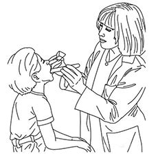 This drawing was made at internet users' disposal on 07 february 2106. Stethoscope Coloring Page at GetColorings.com | Free ...