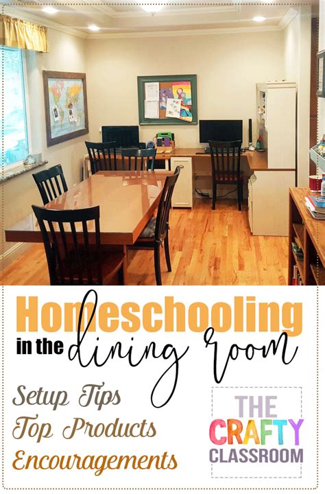 This post contains affiliate links, see my disclosure policy for more information. Homeschooling in the Dining Room? | Homeschool room design ...