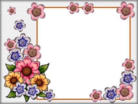 Frame for children PNG | Padrões do doodle, Molduras de quadros, Flores artesanato