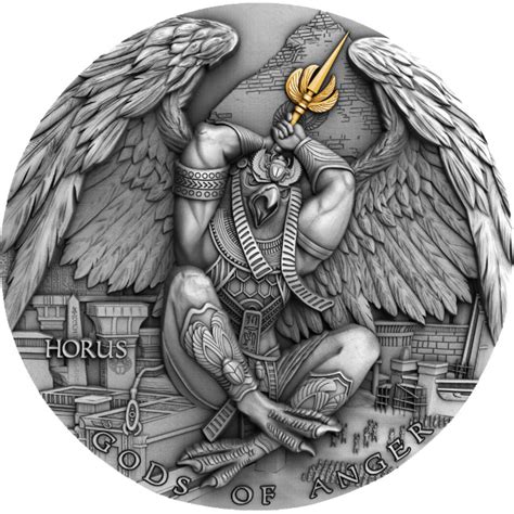 It features over 40 gods and goddesses, 30 symbols and complete myths. 2020 $5 Gods Of Anger - Horus 2oz Silver High Relief Coin ...