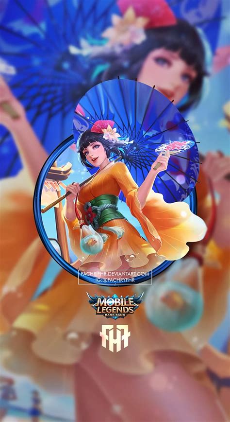 Gimana koleksinya gambar dan wallpaper mobile legends hd terbaru 2018?. Kagura Wallpaper Skin Hero Mobile Legend - Michael Redmon