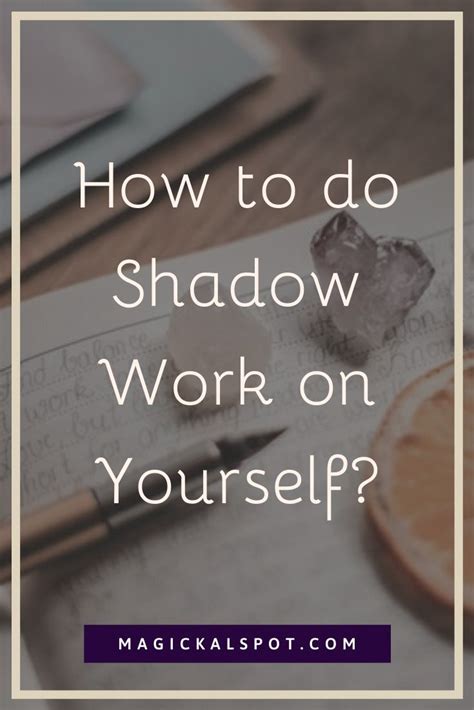 As children, we learned how to express ourselves in certain acceptable ways due to receiving for example, spiritually bypassing can look like a person who's loved one has died and instead of. Here's How to do Shadow Work on Yourself Step-By-Step in ...