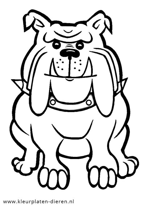 Lees hier meer informatie hierover. Kleurplaat bulldog - Kleurplaten DierenKleurplaten Dieren