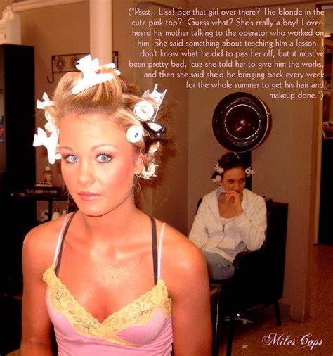 Let's break down what it takes to appear more feminine: Pin by Jesse Cantrell on tg caption | Hair curlers, Girly ...