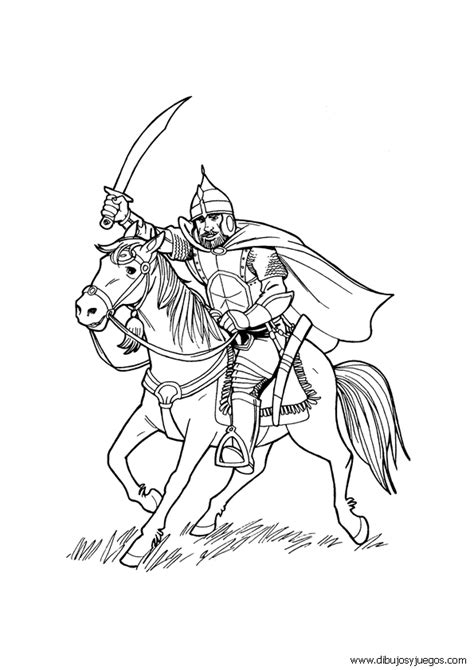 Dibujo para colorear e imprimir. Guerreros Medievales Para Colorear : Amazon Com Caballero Espada Escudo Armor Guerreros Medieval ...