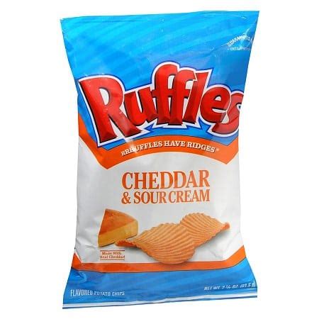 Maybe you would like to learn more about one of these? Cheddar & Sour Cream Potato Chips from Ruffles ...