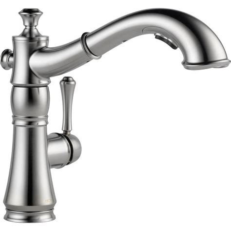 Benefits of buying a moen kitchen faucet. Delta Cassidy Single-Handle Pull-Out Sprayer Kitchen ...