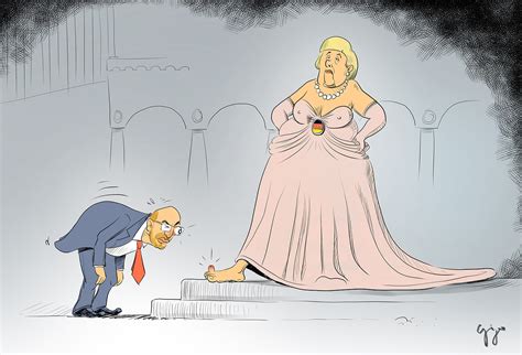 Dazu bedarf es jetzt erneut, wie schon im frühjahr, einer gemeinsamen anstrengung. Cartoon / Groko Schulz Merkel Giger Graphics | Grafik ...