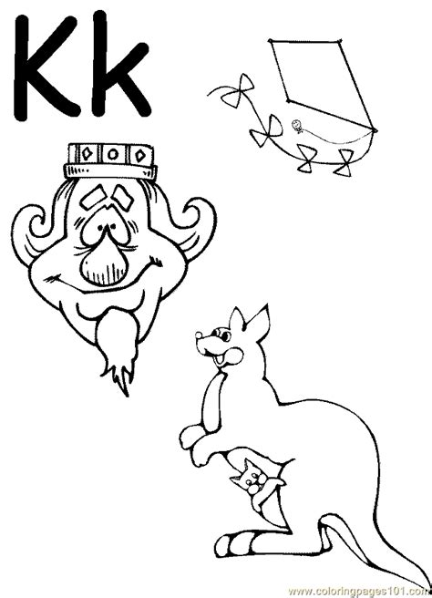 While it's only moderately common in english, it's a universal sound. Alphabet K Coloring Page for Kids - Free Alphabets Printable Coloring ...