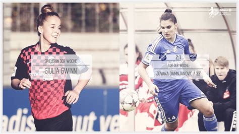 Giulia gwinn profile), team pages (e.g. Gwinn ist Spielerin des Spieltags - Damnjanovic erzielt ...