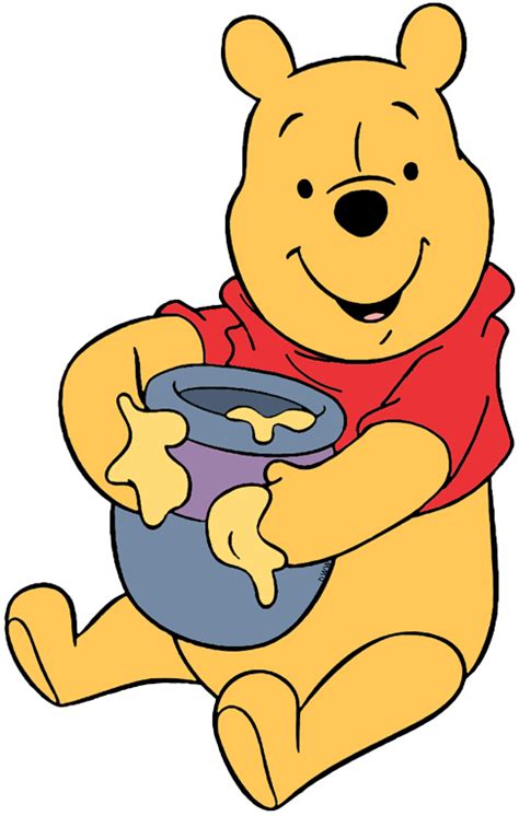 After escaping the angry bees, pooh. New Sitting With Honey Pot - Pooh Honey Clipart - Full ...