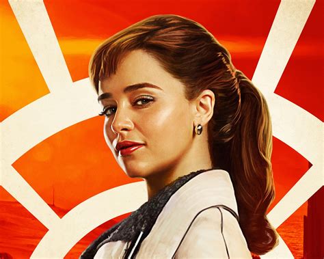 While clarke did appear on broadway in a theater version of this 'star wars' film came out in 2018, around the time that clarke's storyline on game of thrones was becoming increasingly interesting, so. Wallpaper Emilia Clarke, Solo: A Star Wars Story 1920x1080 ...