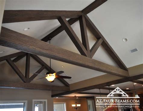 The result of my diy faux wood beams. Faux Ceiling Beams Ideas | Ceiling Ideas - Faux Wood ...