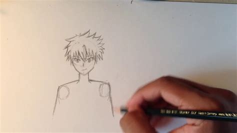 8 step anime boy s head face drawing tutorial animeoutline. Simple Anime Boy Tutorial for BEGINNERS - YouTube