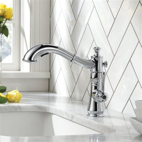 This article will show you multiple delta kitchen faucet reviews to help you choose the right one for your home. Delta Cassidy Pull Out Single Handle Kitchen Faucet with ...