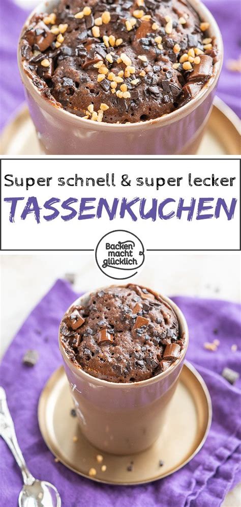 Vielleicht kann man ihn nicht hundertprozentig mit normalem zitronenkuchen vom blech wie diesem hier vergleichen. Saftiger Nougat-Tassenkuchen | Backen macht glücklich ...