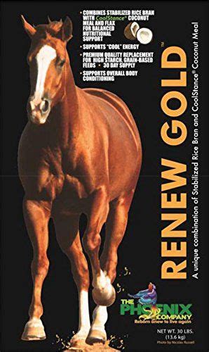 I saw the renew gold yesterday at the feed store and it is slightly higher in fat than the ultium. The Phoenix Renew Gold Supplement 30 lb -- Learn more by visiting the image link.Note:It is ...