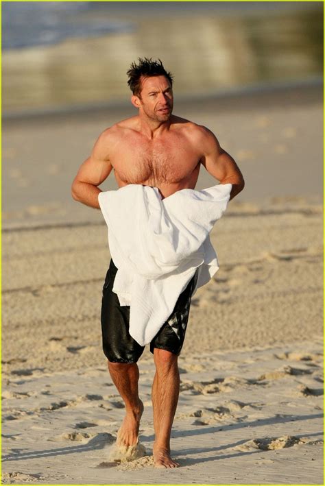 Continuing on with #fromwhaticanremember what was the first movie i ever saw? Hugh Jackman: Shirtless Morning Dip!: Photo 2585357 | Hugh ...