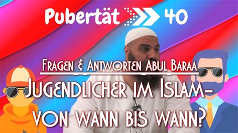 So freuen wir uns aufs nächste jahr. JUGENDLICHER IM ISLAM - VON WANN BIS WANN? mit Sh. A. Abul ...