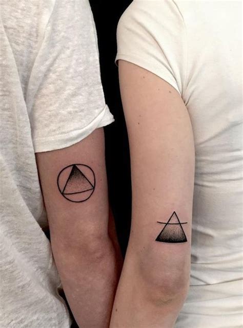  facebook  twitter  pinterest. 33 Triangle Couple Tattoo Designs For The Love of Geometry