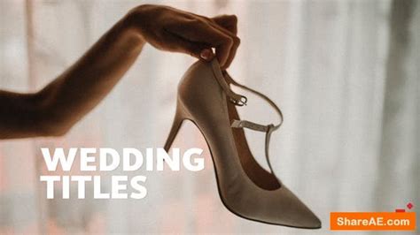 A delightful introduction to your tv shows, commercials, films, movies, trailers, teasers. Videohive 50 Wedding Titles | Essential Graphics | Mogrt ...