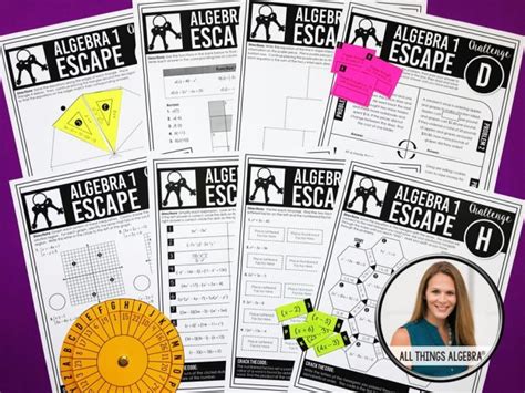 Gina wilson, the writer behind all things algebra® is very passionate about bringing you the best. End of Year Review Escape Room Activities ...