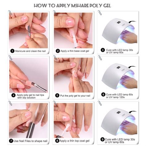 I recently tried polygel nails for the. Купить Mshare полигель акригель 60 мл на Алиэкспресс ...