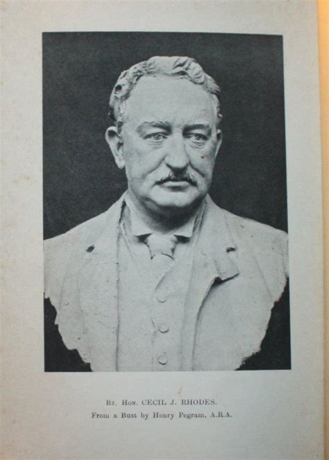 Regarding the rhodes statue, she said universities make their own decisions as autonomous institutions but our position is that a retain and. Cecil Rhodes: A Monograph and a Reminiscence by Sir T. E ...