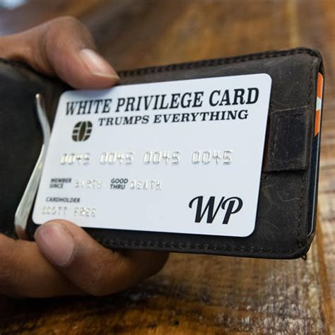 The white privilege card trumps everything. For sale - Forums
