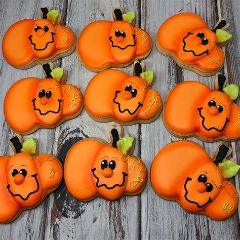 24 halloween cookie ideas you can actually diy. 100 Likes, 9 Comments - Karen Bond (@trilogy_edibles) on Instagram: "Silly pumpkins! #trilogyedi ...