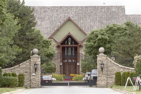 The front of the house. R. Kelly mansion in Olympia Fields for sale - Chicago Sun-Times