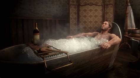 I doubt it caused my blurry vision. How to take a bath in Red Dead Redemption 2 | Shacknews