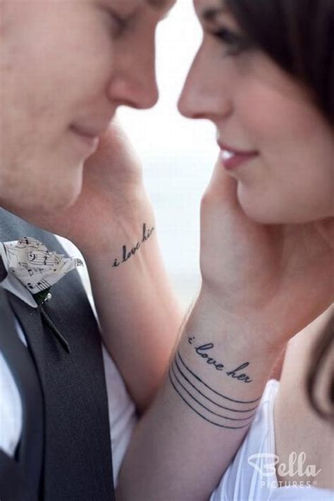 Matching couple tattoos ideas his hers king and queen. Always And Forever Soulmate Unique Couple Tattoos - Best ...