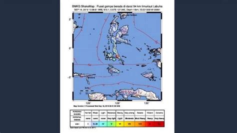 Gempa juga getarkan barat daya ternate, maluku utara dengan magnitudo 6,1. BREAKING NEWS: Gempa Hari Ini 18 September 2019 Guncang ...