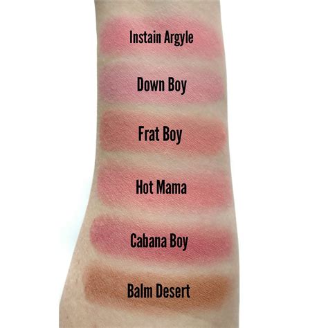 Bbc is too big to fit her pawg throat. the balm blush swatches #swatch | The balm blush, Budget ...