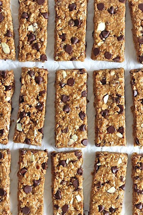 The kids will love this chocolate chip granola bars recipe. Looking for a great snack for the kids? These 5-Ingredient Granola Bars by @thebakermama are ...