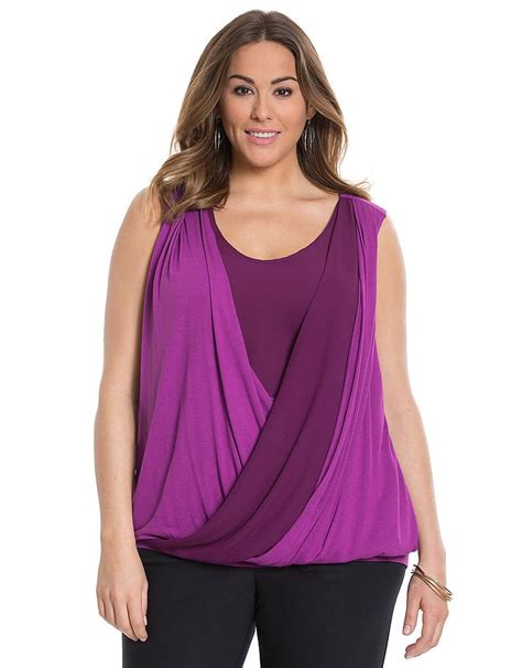 Coid bryant xx pic : Lane Bryant | Plus size dressy tops, Plus size women's ...