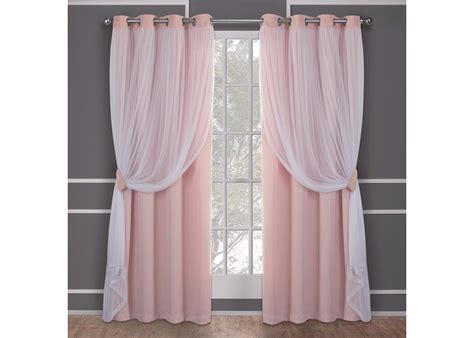 Shop for double layered sheer curtains online at target. Caterina Layered Solid Blackout with sheer top curtain ...