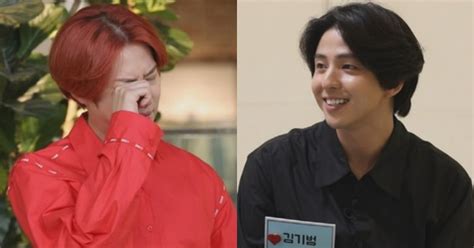 During the september 11 episode of kbs2's matching survival 1+1, former mblaq member thunder, lee jin ho, kwon hyuk soo, and kim ki bum appeared as guests. Kim Heechul Nearly Cries When He Reunites With Kim Kibum ...