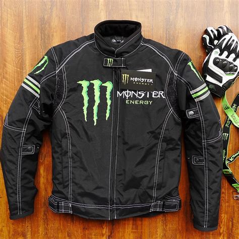Dirt bike riding gear/motocross mx gear & apparel. MONSTER ENERGY Racing Protective Riding Jacket Motorcycles ...