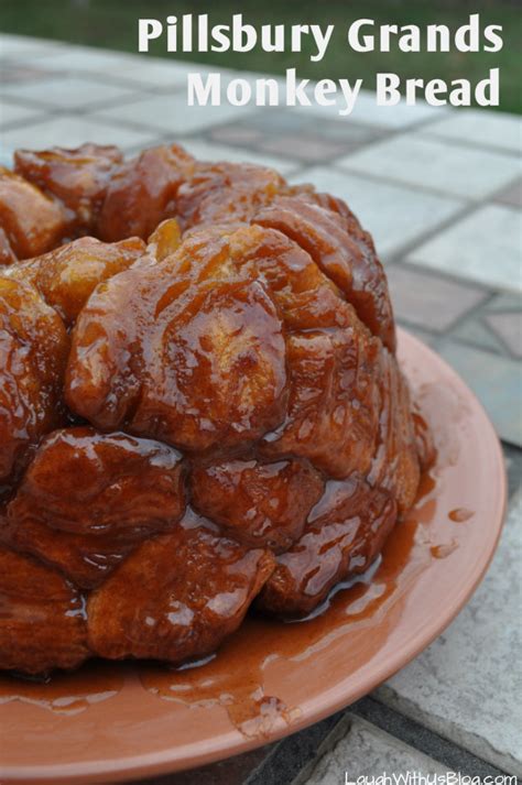 Bake at 350 degrees for 1/2 this is a great, easy recipe.but for less expense frozen bread dough thawed would work great. Monkey Bread With 1 Can Of Biscuits - Monkey Bread With 1 ...