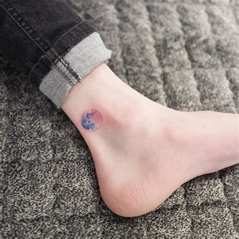This would be one of the more ornamental tattoo designs which are. 44 Mystical Moon Tattoo Designs and Meanings | Planet tattoos, Ankle tattoos for women, Feminine ...