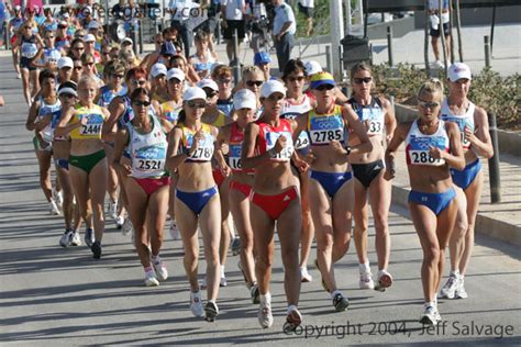 On the track, all events 1500m and shorter include three rounds of competition (heats, semifinals, final). Racewalk.com - Race Walking Photo Stories