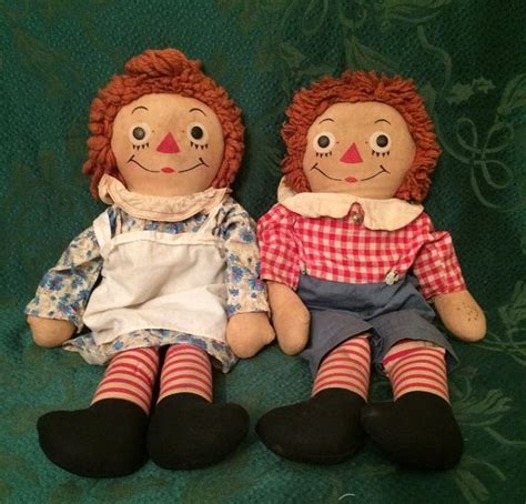 Raggedy ann dolls are classic toys that are fun and easy to sew. Vintage Original Georgene Raggedy Ann & Andy Dolls w/ Clothes