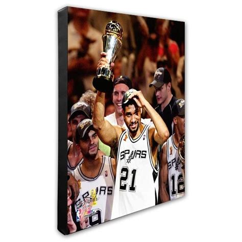 Timothy theodore duncan (born april 25, 1976 in christiansted, st. NBA Tim Duncan 2005 NBA Finals with MVP Trophy Stretched ...