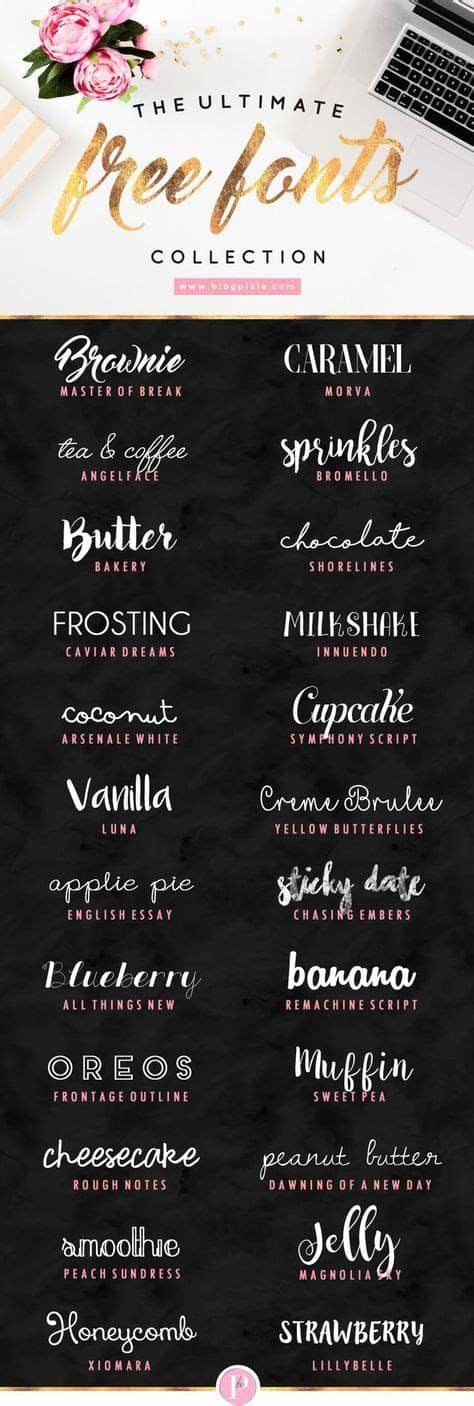 The best selection of handwriting fonts for windows and macintosh. The Ultimate Free Fonts Collection | Lettering, Cricut ...