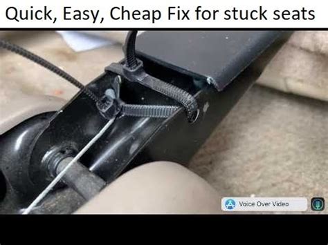 How do you get blinds out of brackets? Quick Fix Rear Back Folding Seat won't go down 2000-2006 ...