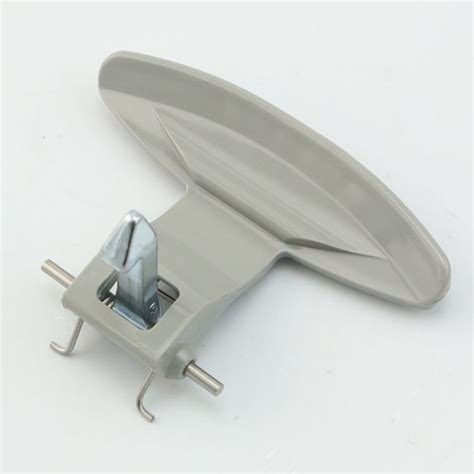 Most door handles come with a kit and provide a measurement template for you to follow. LG Door Handle Kit